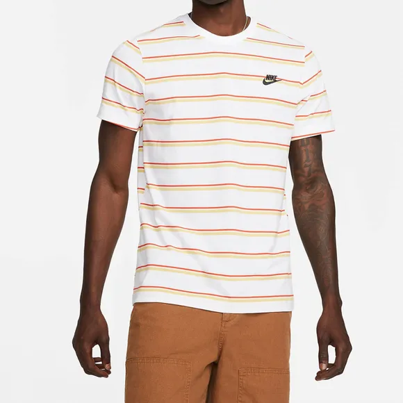 Футболка Nike M NSW TEE CLUB STRIPE DZ2985-100