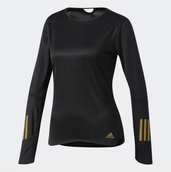 Лонгслив Adidas RS LS TEE W BLACK/METALL BQ3595