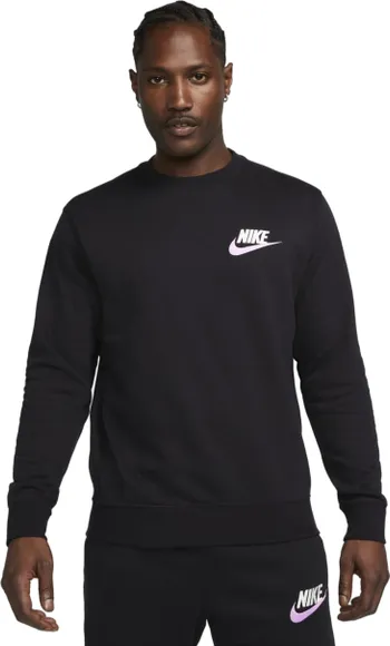 Толстовка Nike M NK CLUB+ FT CREW LBR FB7684-010