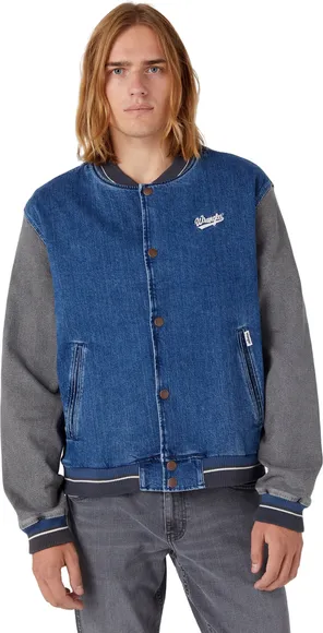 Джинсовка Wrangler BASEBALL JACKET EASY INDIGO W48272Z90