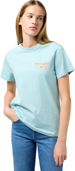 Футболка Wrangler REGULAR TEE CANAL BLUE 112350630