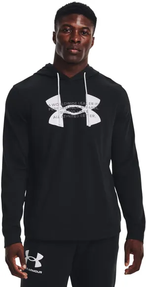 Толстовка Under Armour UA Rival Terry Logo Hoodie-BLK 1373382-001