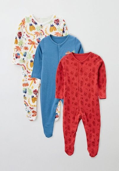 Комбинезон (3 шт) Mothercare Jumpsuit (3 pcs) MC-ZA015