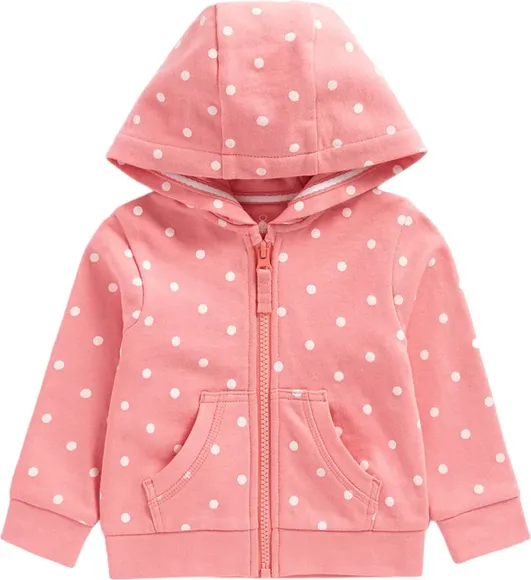 Толстовка Mothercare T&E PEACH POLKADOT Z/T HOODIE LB MC-BB147-1