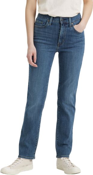 Джинсы Levis 724 HIGH RISE STRAIGHT MED INDIGO - WORN IN 18883-0238