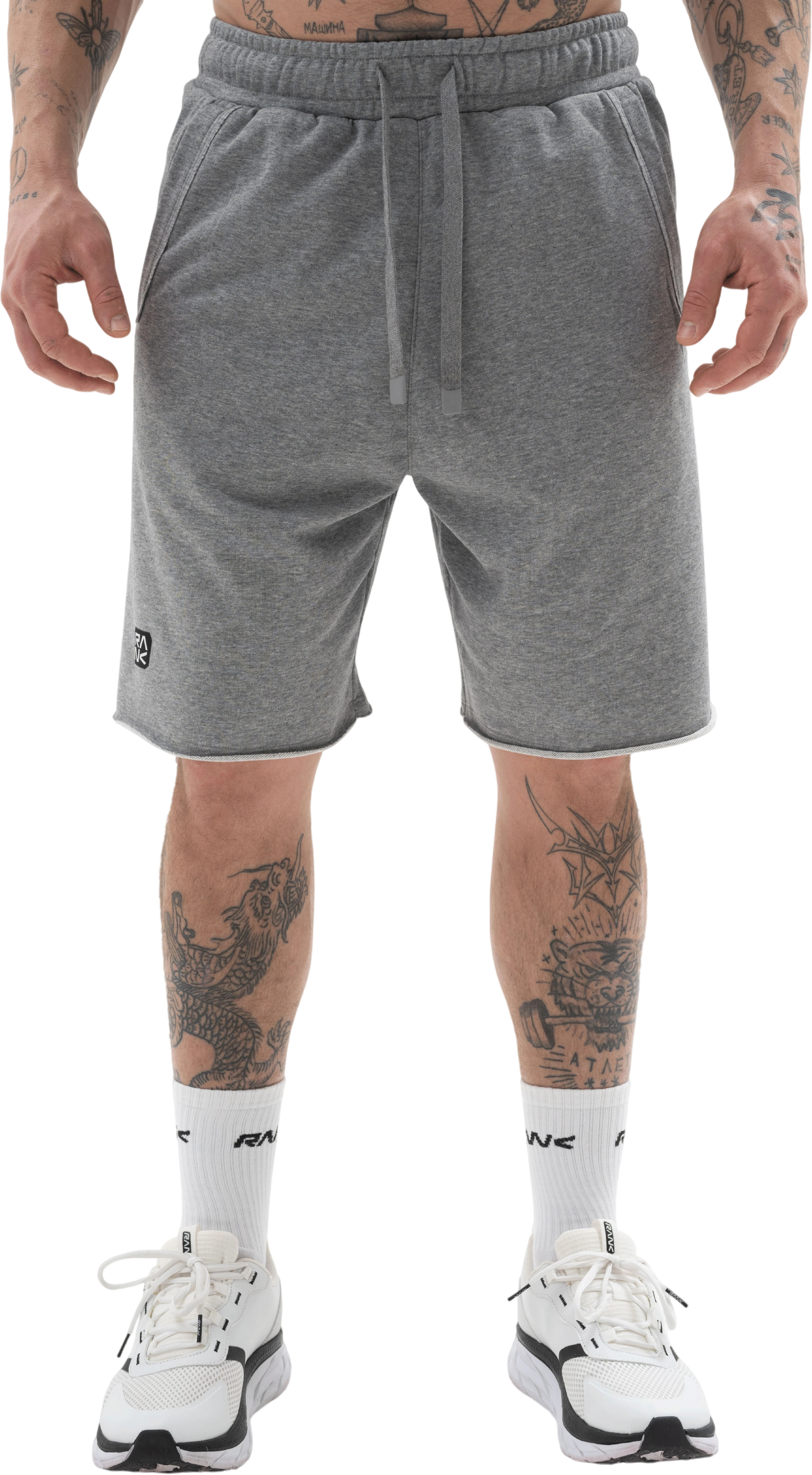 Шорты RANK Man, French Terry RAWS Shorts, Gray