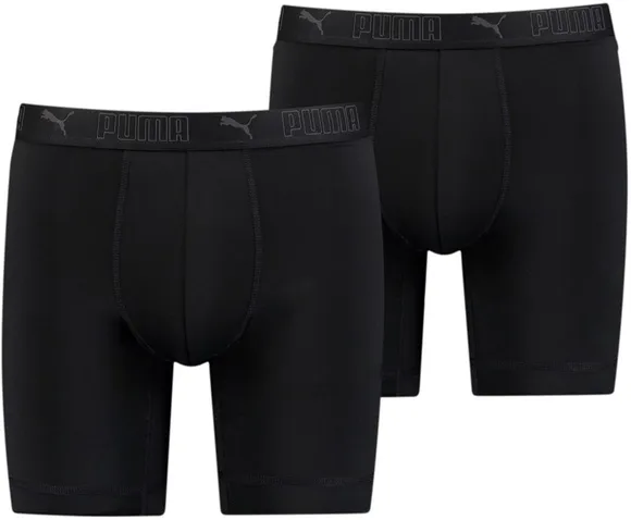 Боксеры (2 шт) PUMA SPORT MICROFIBER LONG BOXER 2P 93552201