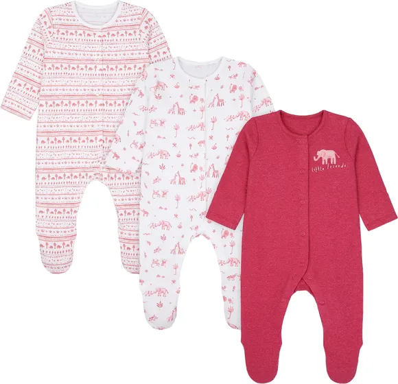 Комбинезон (3 шт) Mothercare Jumpsuit (3 pcs) MC-YA042