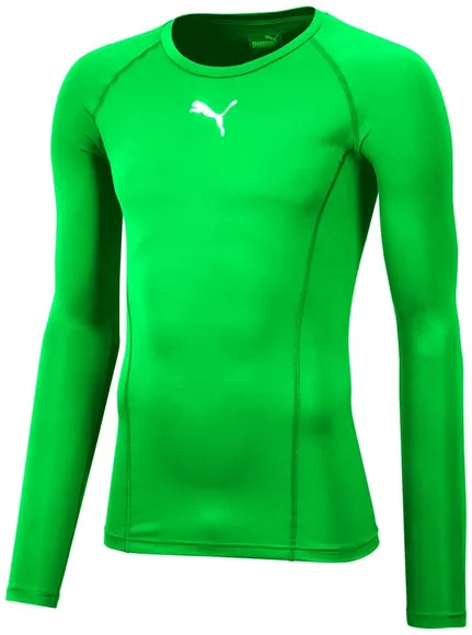 Лонгслив Puma LIGA Baselayer Tee LS Pepper Green 65592005