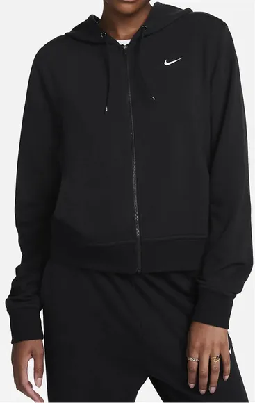 толстовка Nike W NK ONE DF FZ HOODIE LBR FB5198-010