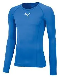 Лонгслив Puma LIGA Baselayer Tee LS Electric Blue Lemo 65592002