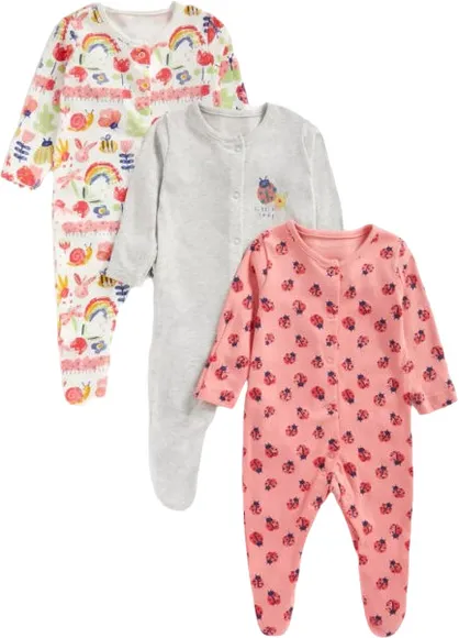 Комбинезон (3 шт) Mothercare Jumpsuit (3 pcs) MC-ZA048-1