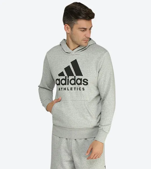 Толстовка муж. Adidas SID BRANDED P/O MGREYH/BLACK B47375