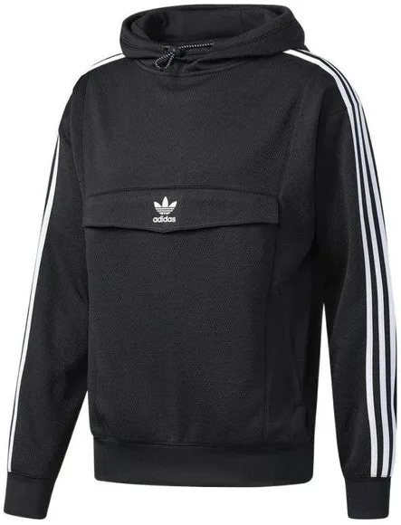 Толстовка худи муж. Adidas ANORAK HOODY BLACK/BLACK BS4528