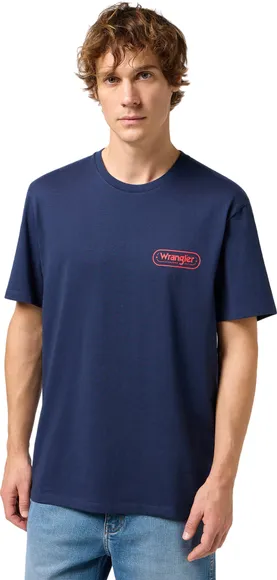 Футболка Wrangler LOGO TEE NAVY 112351389