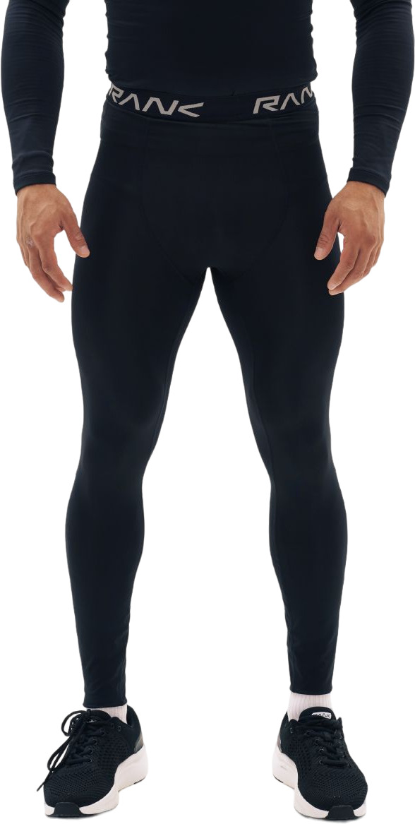 Тайтсы компрессионные RANK Man, Compression Leggings, Black/White