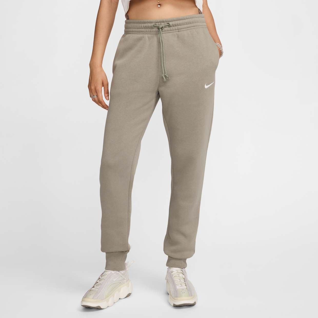 Брюки Nike W NSW PHNX FLC MR PANT STD