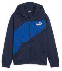 Толстовка PUMA POWER Colorblock Full-Zip Hoodie TR B