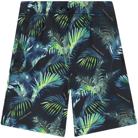 Шорты Calvin Klein AOP PALM SHORTS IB0IB01174-0GY