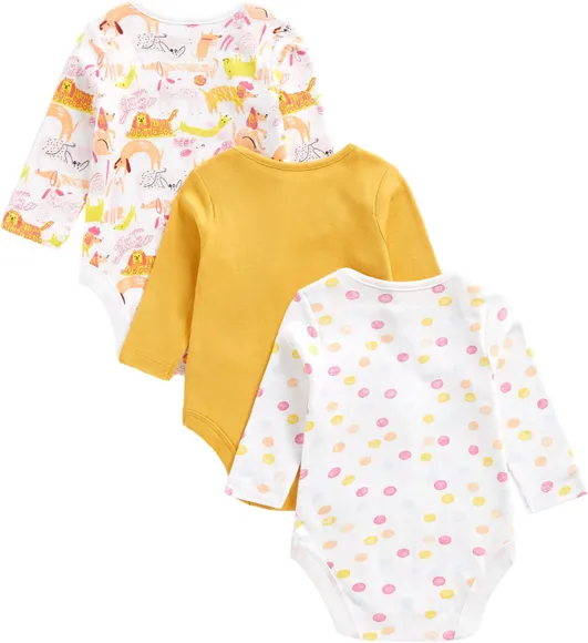 Боди (3 шт) Mothercare BE G CM 3PK BODYSUITS LS/092 MC-ZA065-1