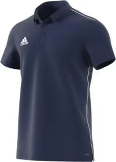 Поло Adidas CORE18 POLO DKBLUE/WHITE CV3589