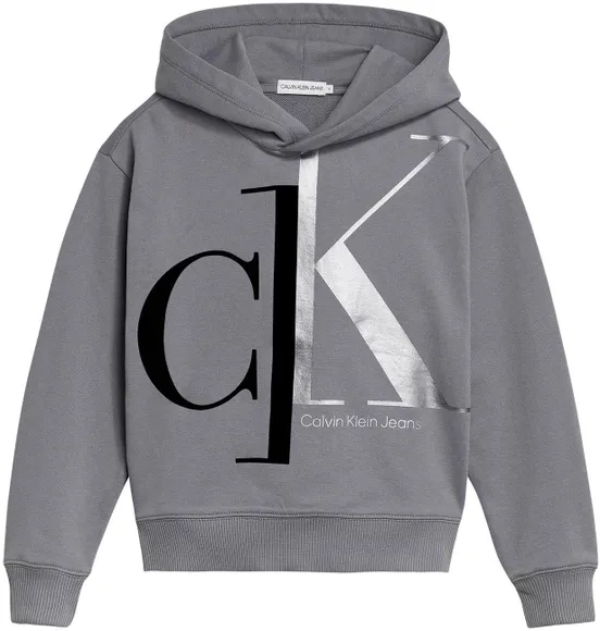 Толстовка Calvin Klein MIXED MONOGRAM RELAXED HOODIE IB0IB01116-PO4