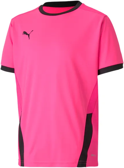 Футболка teamGOAL 23 Jersey jr Fluo Pink-Puma Bla 70416025