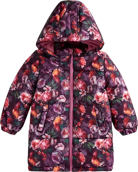 Куртка Mothercare JG FLORAL LONG LINE PUFFER MC-CA483