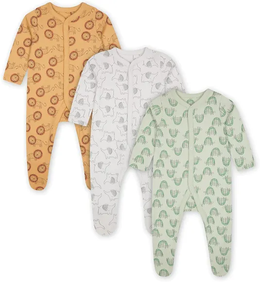 Комбинезон (3 шт) Mothercare B ANIMALS 3PK S/MULTI/086 MC-VF408-1