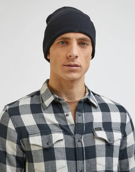 Шапка Lee ESSENTIAL BEANIE BLACK 112342466