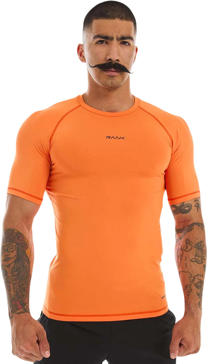 Футболка компрессионная RANK Man, Compression T-Shirt, Orange