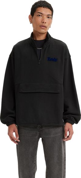 Свитшот Levis Levi's Original RLXD GRAPHIC 1/4 ZIP PCH BLACKS A4877-0001