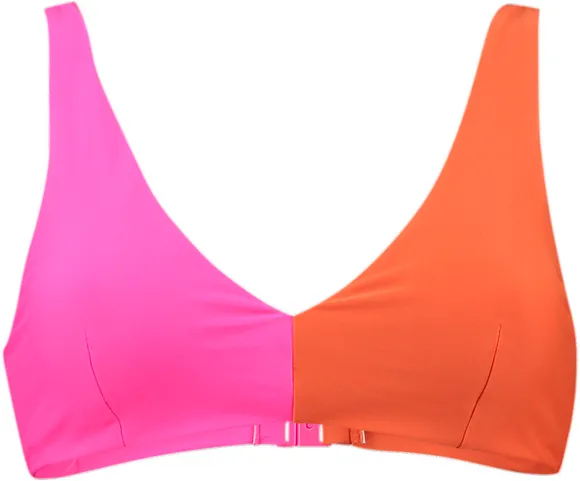 Купальник (верх) PUMA SWIM WOMEN COLOURBLOCK PLUNGE TOP 1P 93808401