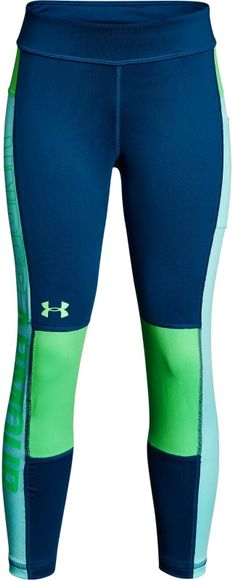 Леггинсы Under Armour UA Colorblock Crop Legging 1301761-487