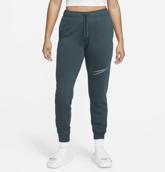 Брюки Nike W NSW CLUB FLC SHINE MR PANT FB8760-328