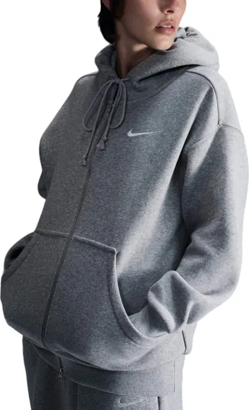 Худи Nike W NSW PHNX FLC FZ OS HOODIE DQ5758-063