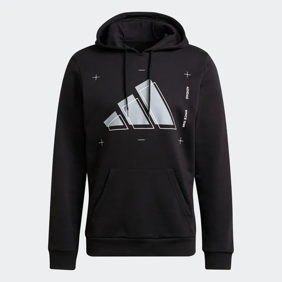 Толстовка Adidas 3BAR LOGO HOODYBLACK GU3629