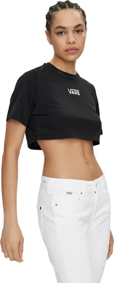 Футболка Vans Flying V Crew Crop II V00GFFBLK