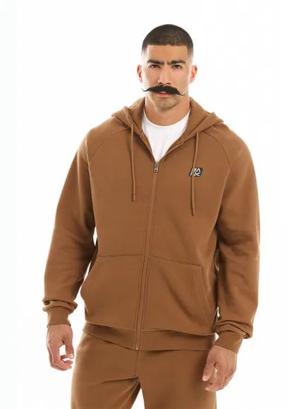 Толстовка RANK Man, Competitor Fleece FZ, Brown/Black 1002002-701