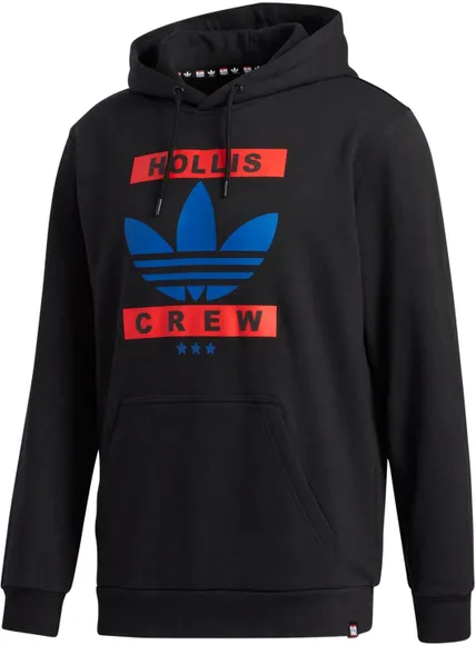 Толстовка Adidas RUN DMC HOODY BLACK/WHITE/SCARLE GN5929