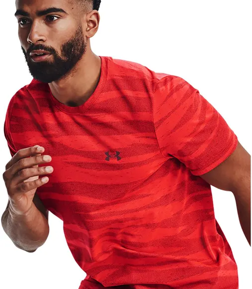 Футболка Under Armour UA Seamless Novelty SS-RED 1373726-810