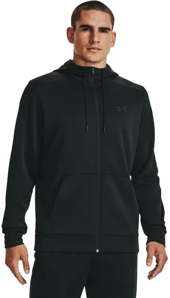 Толстовка Under Armour UA Armour Fleece FZ Hoodie-BLK 1373357-001