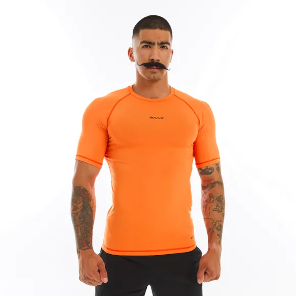 Футболка компрессионная RANK Man, Compression T-Shirt, Orange 1005003-839