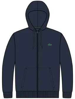 Толстовка Lacoste Men's Hooded Cotton Fleece Zip Sweatshirt SH9626166