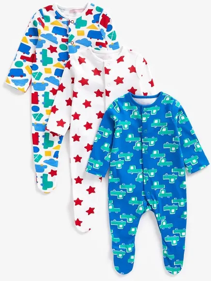 Комбинезон (3 шт) Mothercare Jumpsuit (3 pcs) MC-BB410