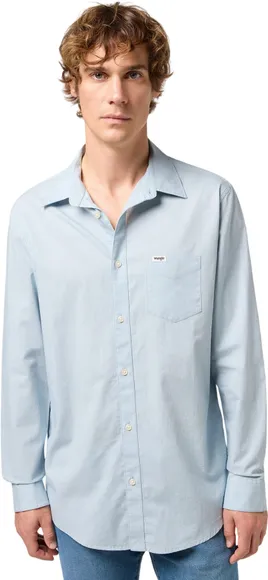 Рубашка Wrangler 1 PKT SHIRT BLUE FOG 112351333