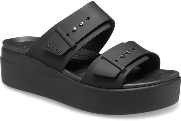 Пантолеты Crocs Brooklyn Buckle LowWdg Blk 207431-001