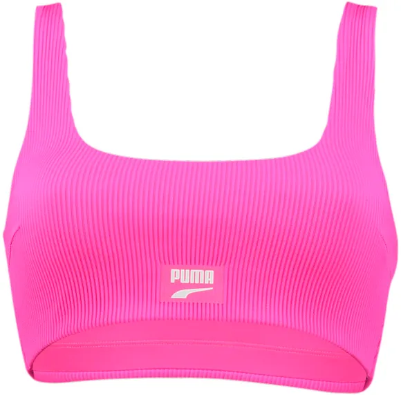 Купальник (верх) PUMA SWIM WOMEN RIBBED SCOOP NECK TOP 1P 93807202