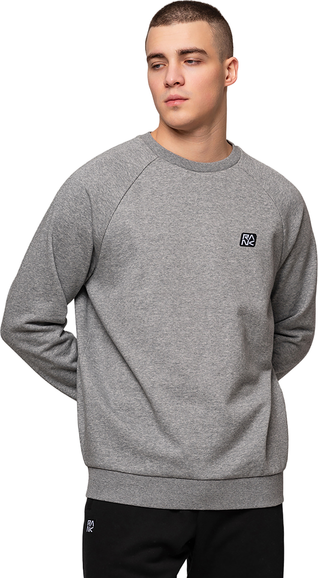 Свитшот RANK Man, Competitor French Terry Sweatshirt, Gray